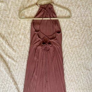 ASOS rose maxi dress